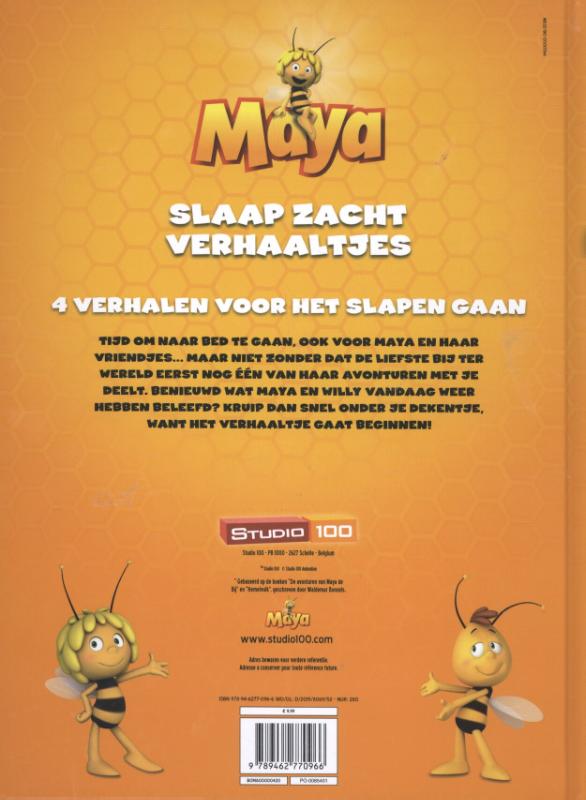 Slaap zacht verhaaltjes / Maya / 2 achterkant