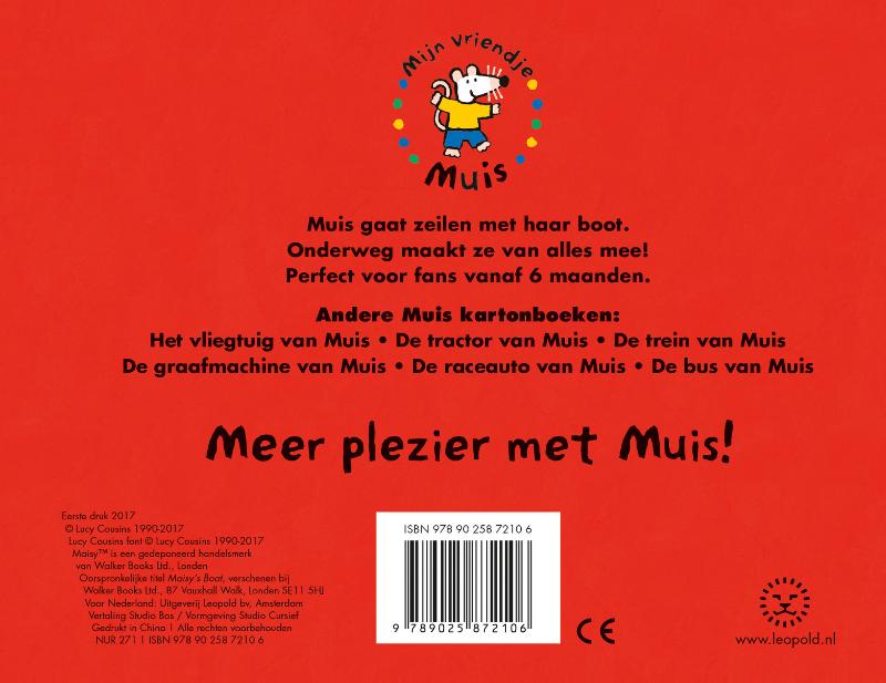 Muis  -   De boot van Muis achterkant