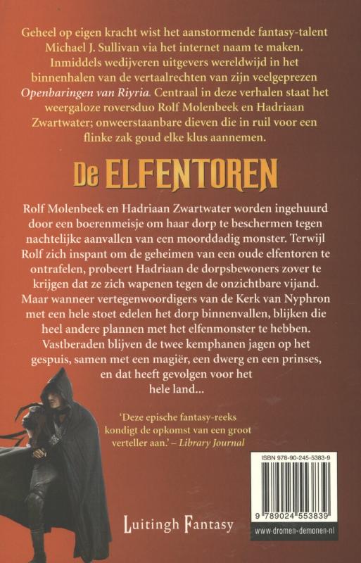 De openbaringen van Riyria - De elfentoren achterkant