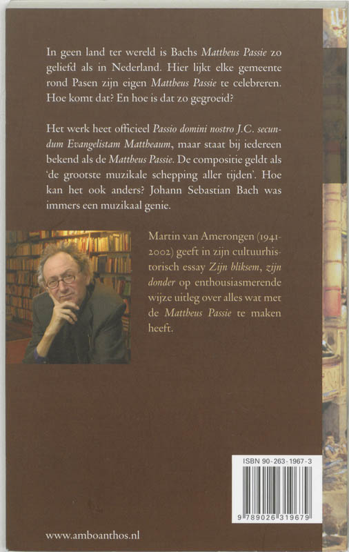 Zijn bliksem, zijn donder Zijn bliksem, zijn donder achterkant