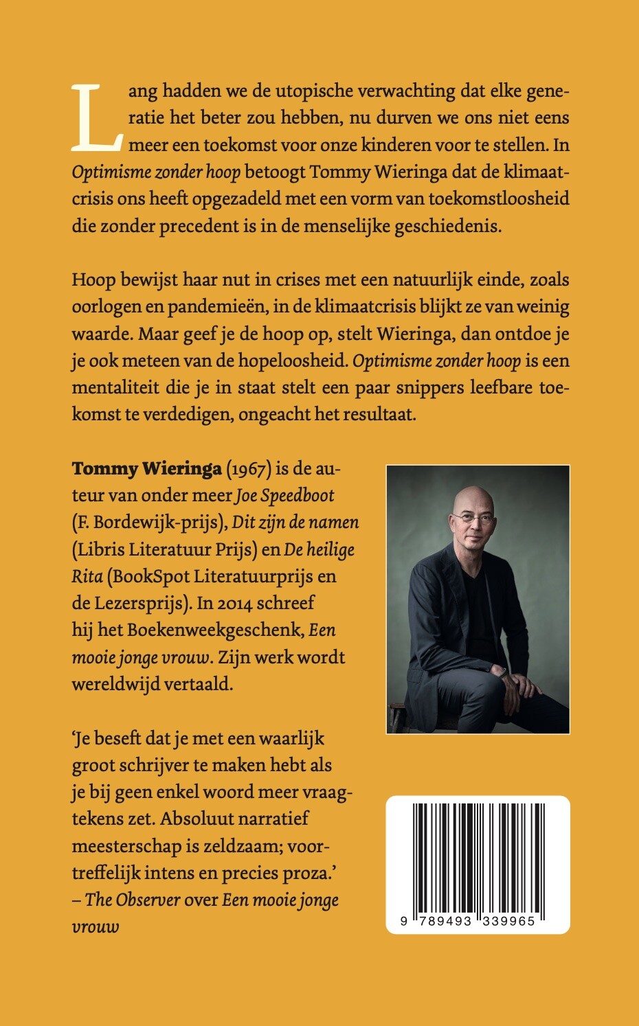 Optimisme zonder hoop / Maand van de filosofie achterkant