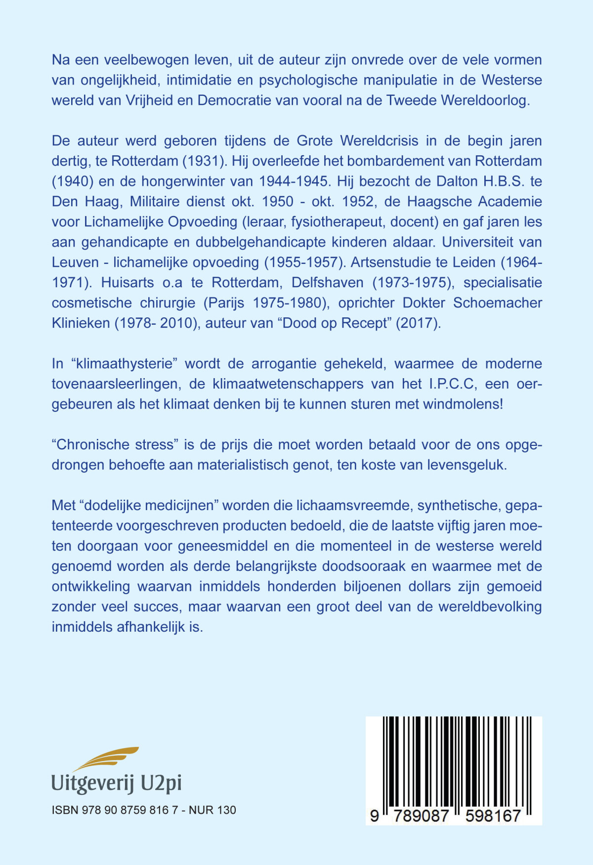 Klimaathysterie achterkant