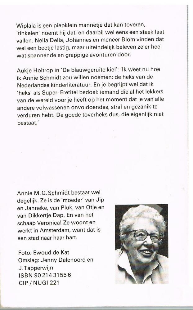 Wiplala / Jeugdsalamander achterkant