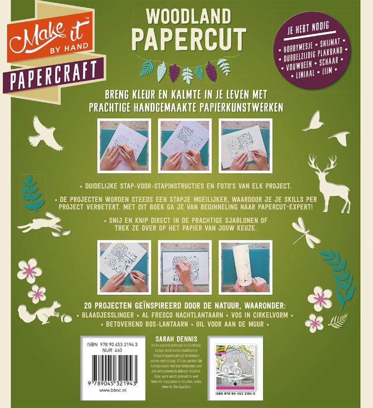 Woodland papercut / Make it achterkant