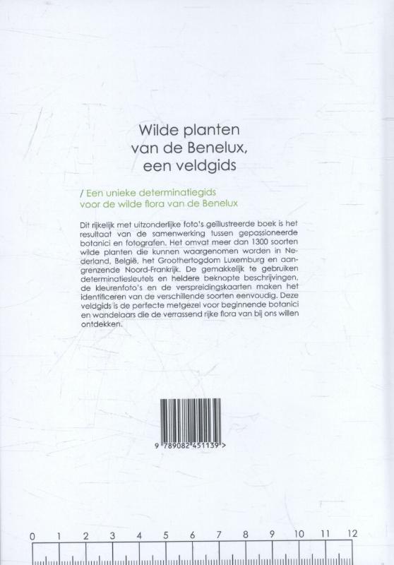 Wilde planten van de Benelux, een veldgids achterkant