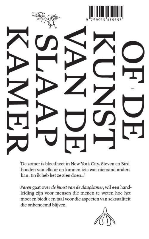 Paren, of De kunst van de slaapkamer achterkant
