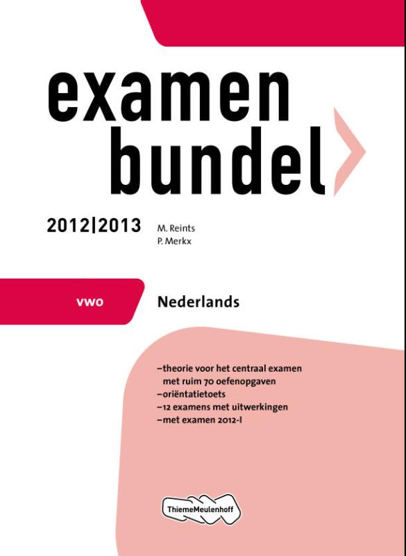 boekenbalie_9789006079357_cover Examenbundel Nederlands Vwo 2012/2013