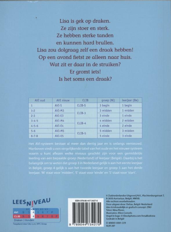 Lisa wil een draak / Tijd voor een boek Lisa wil een draak / Tijd voor een boek achterkant