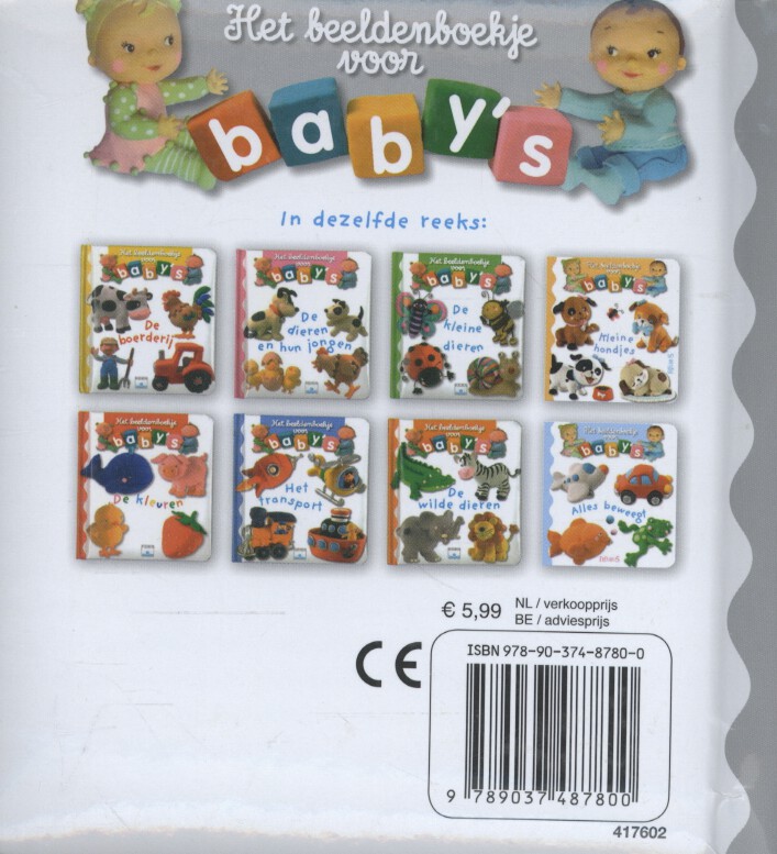 Beeldenboekje voor Baby's - Kleine poesjes achterkant