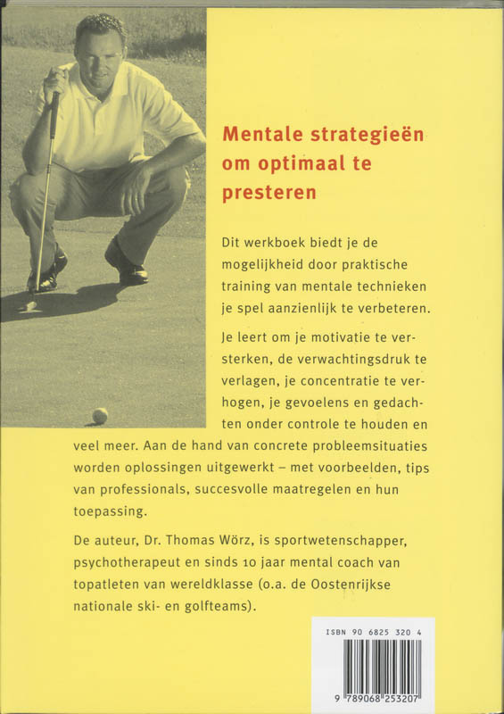 Mentale golftraining Mentale golftraining achterkant