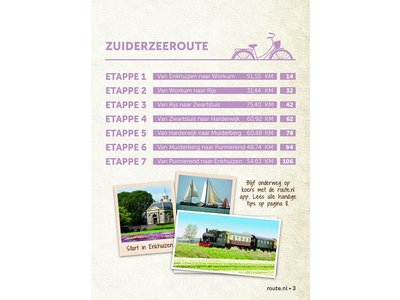 Zuiderzee route achterkant