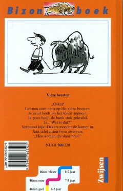 Vieze beesten / Bizon boek achterkant