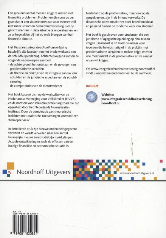 Basisboek integrale schuldhulpverlening achterkant