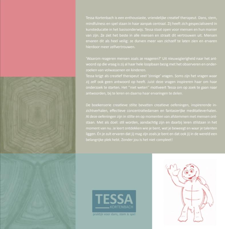 Creatieve stilte, Tessa Kortenbach, mindfulness, meditatie, oefeningen voor groepen achterkant