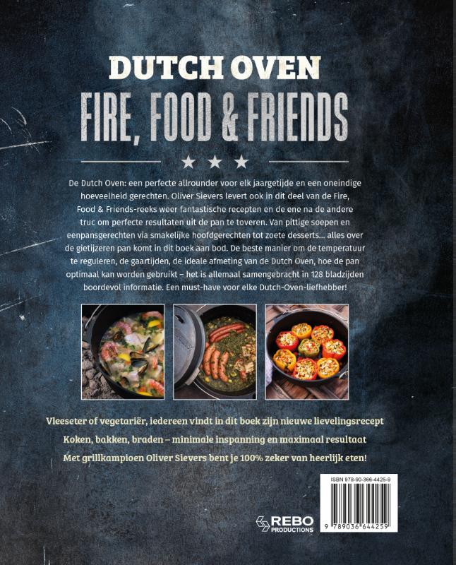 Fire, Food & Friends  -   Dutch Oven achterkant