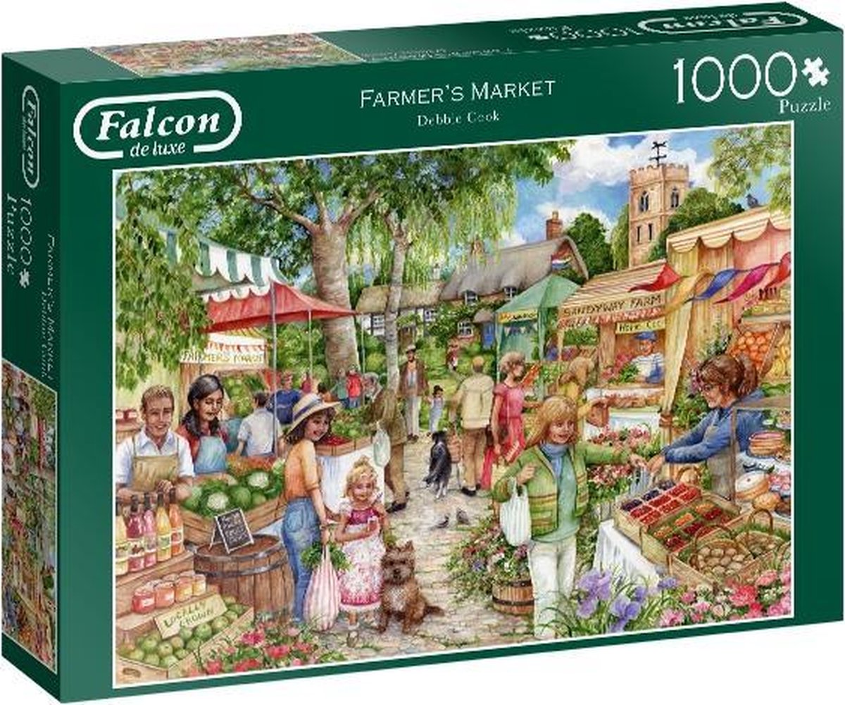 Falcon puzzel Farmer's Market - Legpuzzel - 1000 stukjes