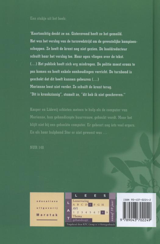 Een ster van een hond / De nieuwe Maretak achterkant