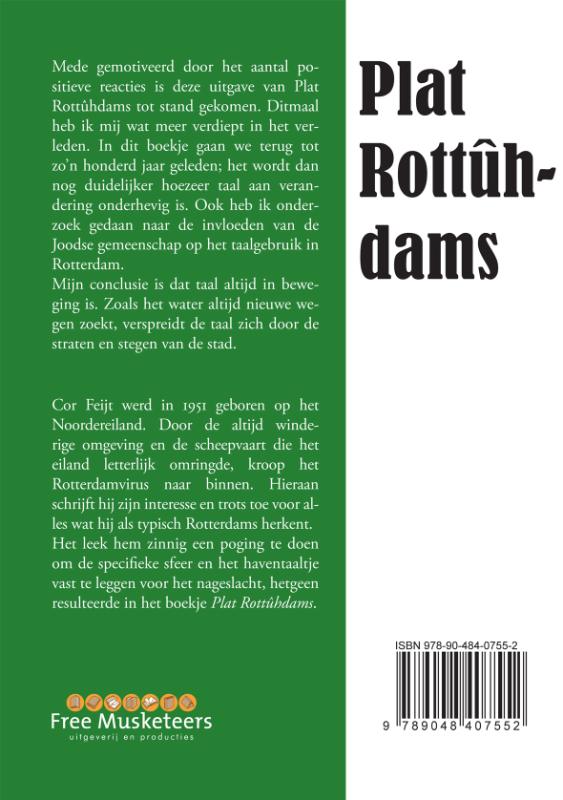 Plat Rottûhdams achterkant