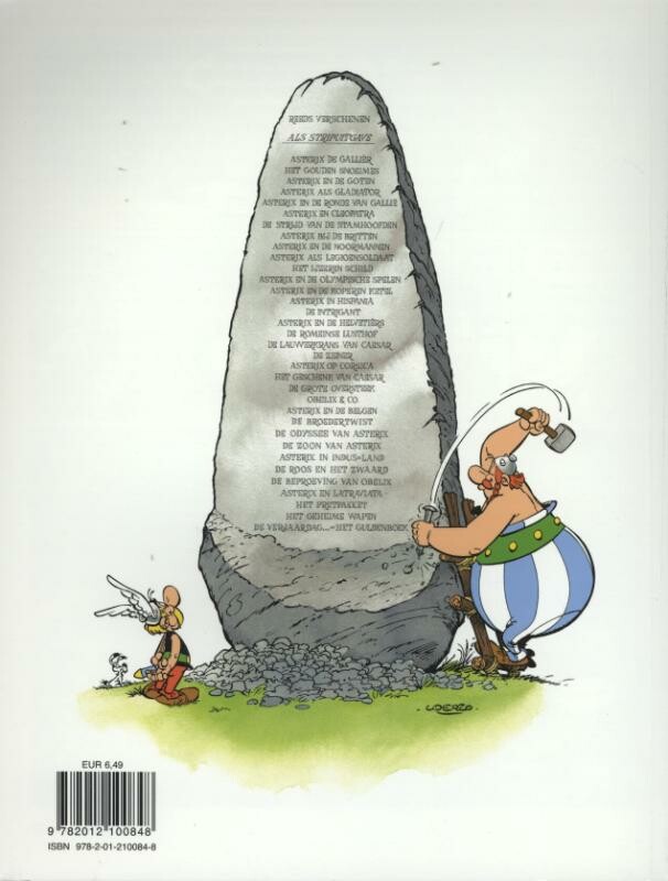 Asterix 22: De grote oversteek / Asterix / 22 achterkant