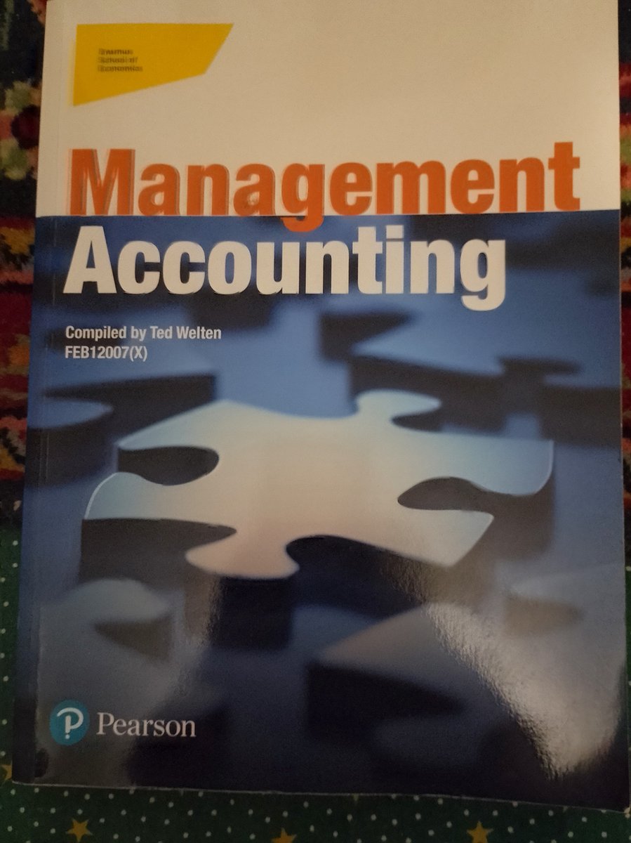 Erasmus school of economics :Managment Accounting
