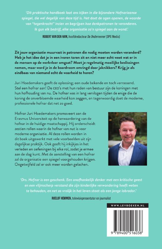 Handboek hofnar achterkant