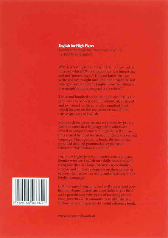 English for High-Flyers English for High-Flyers achterkant