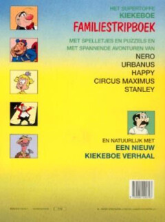 De methode matopeh / Kiekeboe familiestripboek achterkant