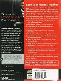 Solving the PowerPoint Predicament:Using Digital Media for Effective  Communication achterkant