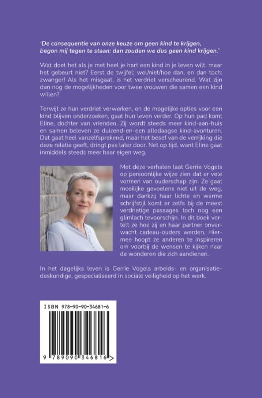 Gerrie Vogels - Nooit geen kinderen krijgen - ons hobbelpad naar cadeau-ouderschap achterkant