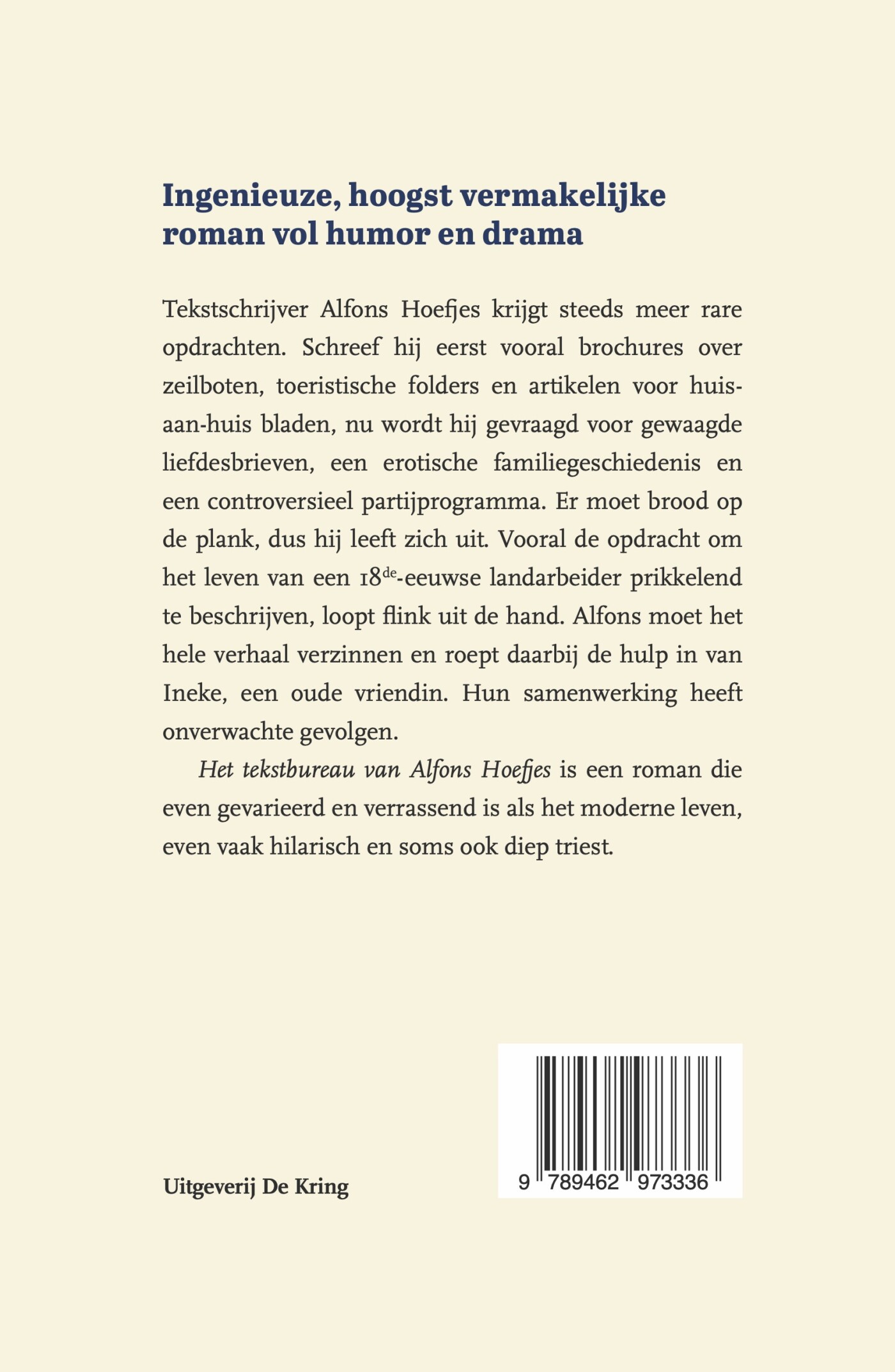 Het tekstbureau van Alfons Hoefjes achterkant