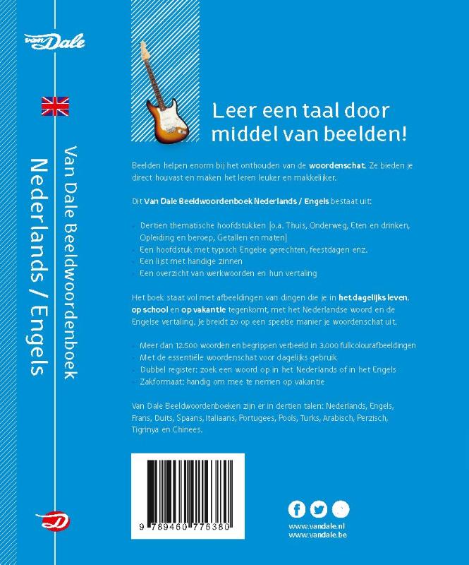 Van Dale beeldwoordenboek Nederlands-English / Van Dale beeldwoordenboeken achterkant