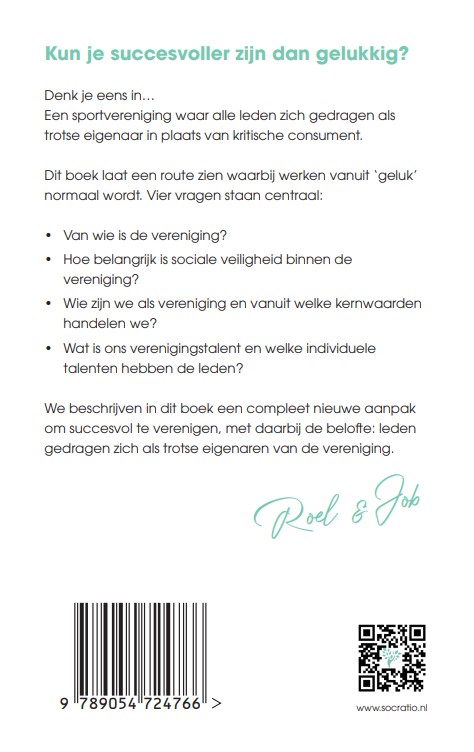 De gelukkige vereniging achterkant