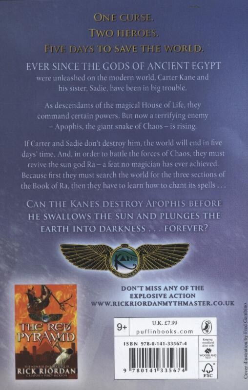 The Throne of Fire / The Kane Chronicles / 2 achterkant