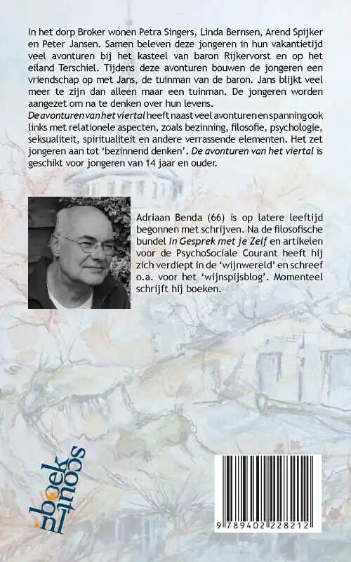 De avonturen van het viertal achterkant