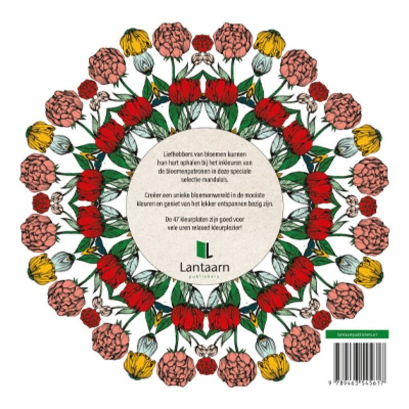 Flower mandala achterkant