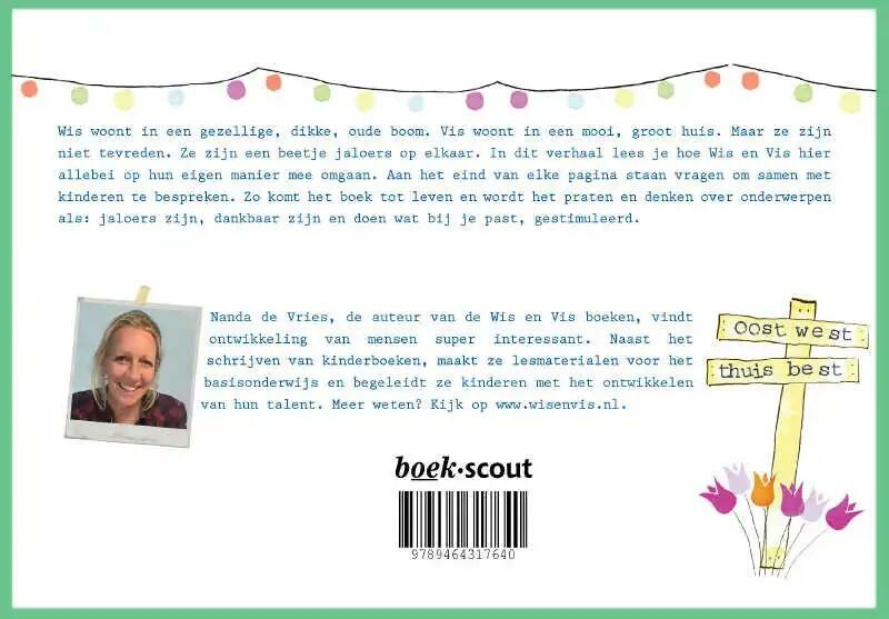 Wis en Vis Oost West Thuis Best achterkant