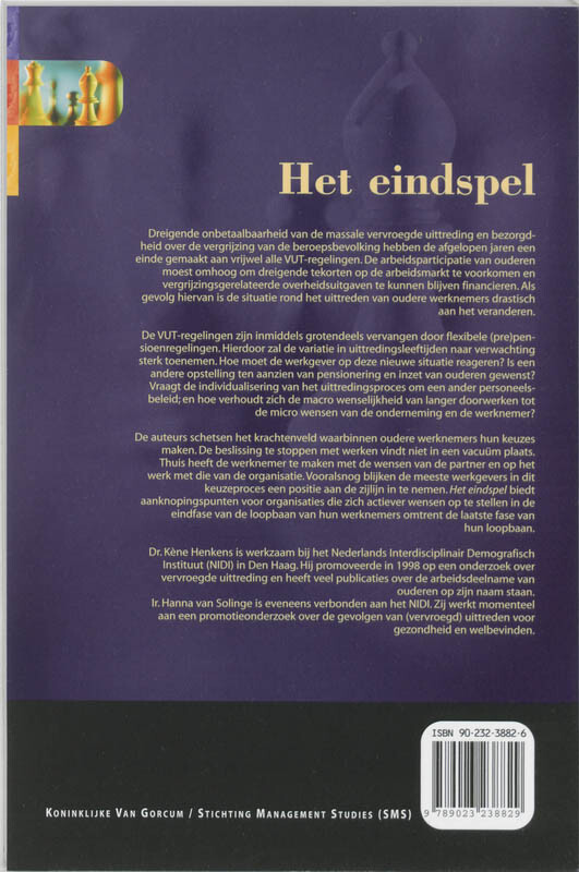 Het eindspel achterkant