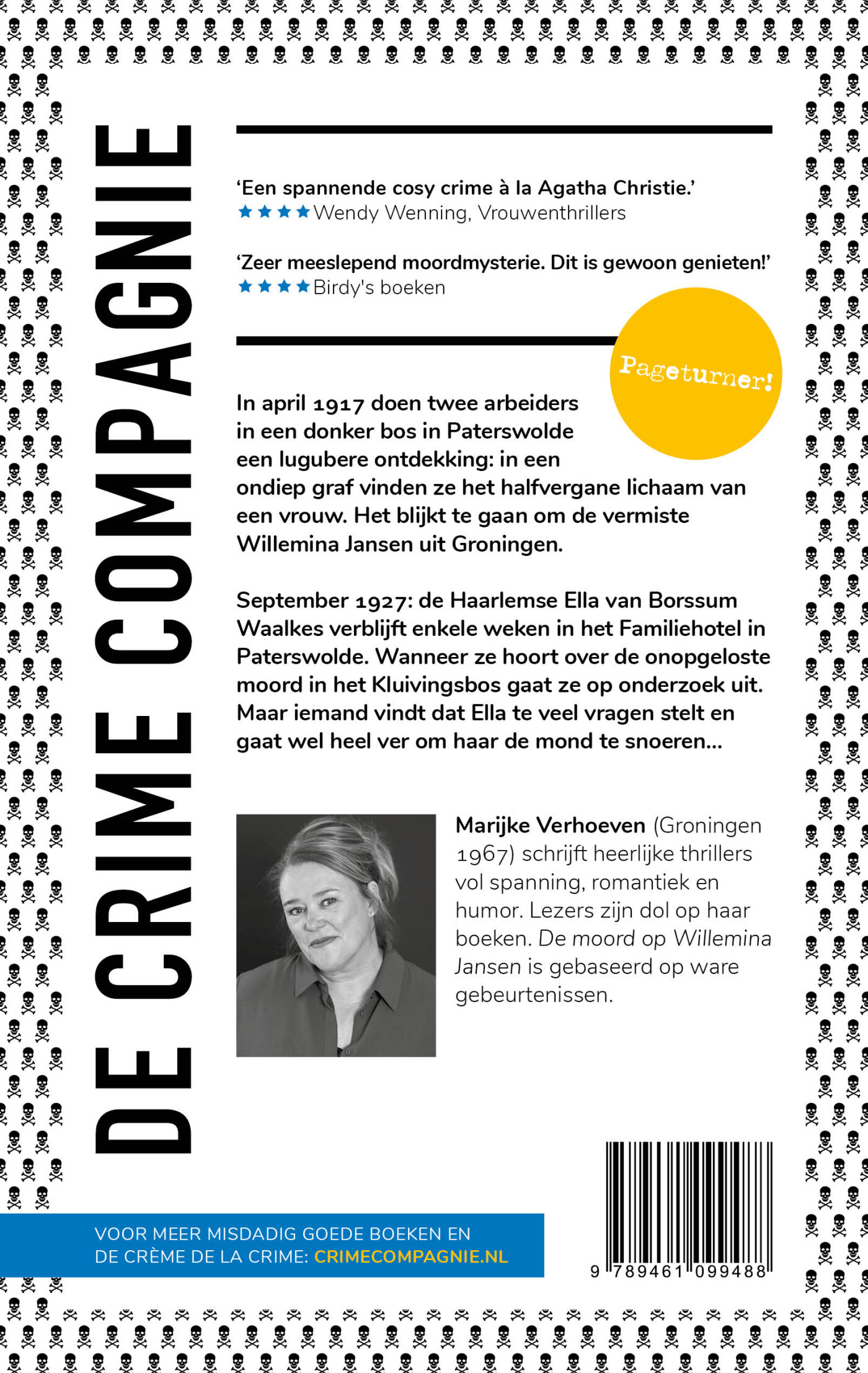 De moord op Willemina Jansen achterkant