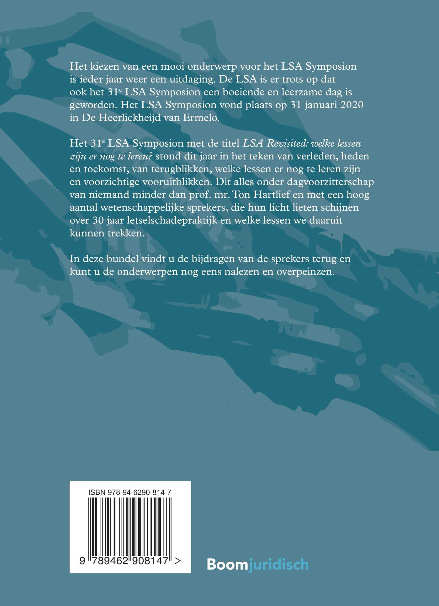 LSA Revisited. Welke lessen zijn er nog te leren / LSA-reeks / 31 achterkant