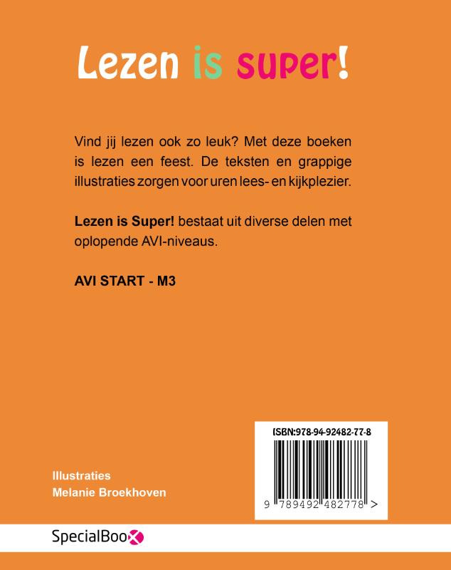 Lezen is super! / Lezen is Super achterkant