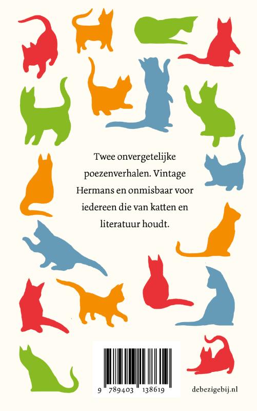 De liefde tussen mens en kat achterkant