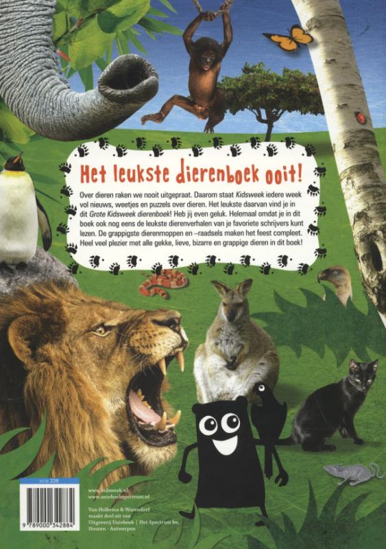 Het grote Kidsweek dierenboek / Kidsweek achterkant