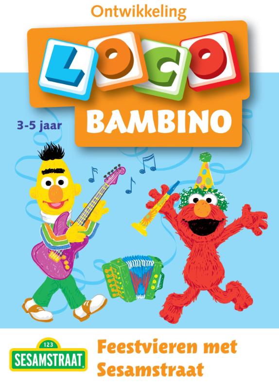 Loco Bambino - Boekje - Feestvieren met Sesamstraat - 3/5 Jaar