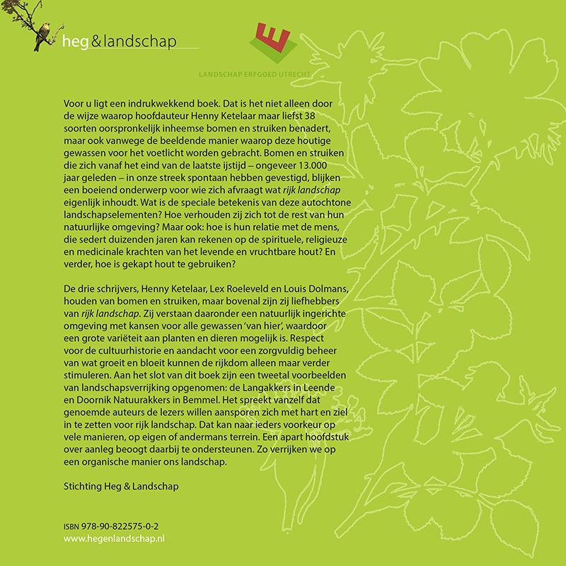 Bomen en struiken van hier achterkant