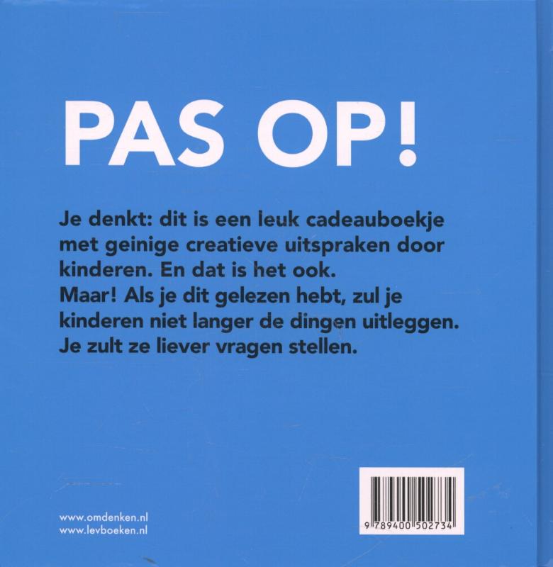 Omdenken is stom Omdenken is stom achterkant