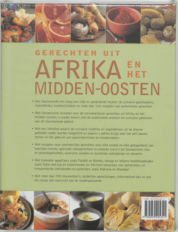 Gerechten Uit Afrika En Het Midden Oosten achterkant