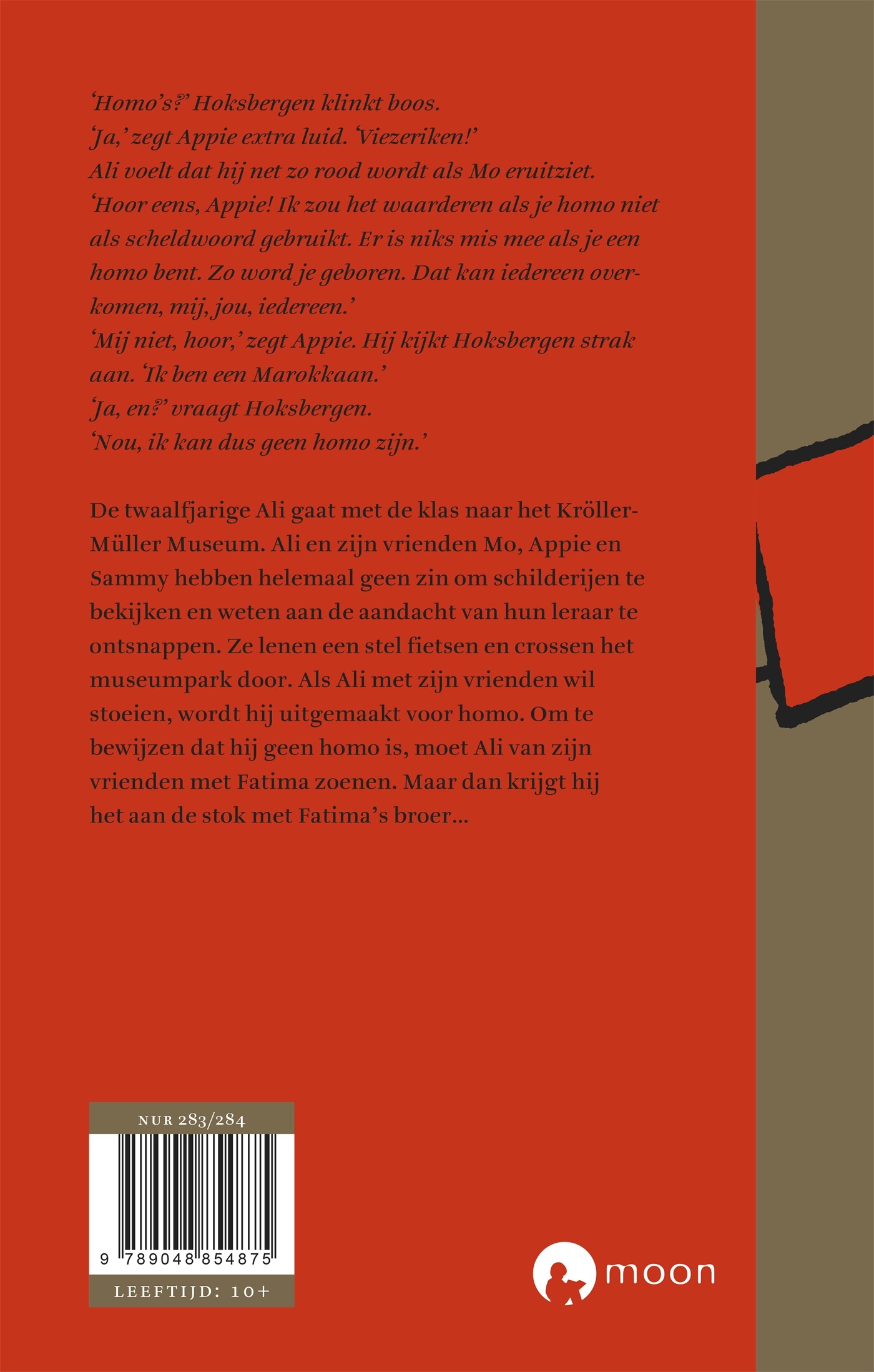 Blijf van me af! achterkant