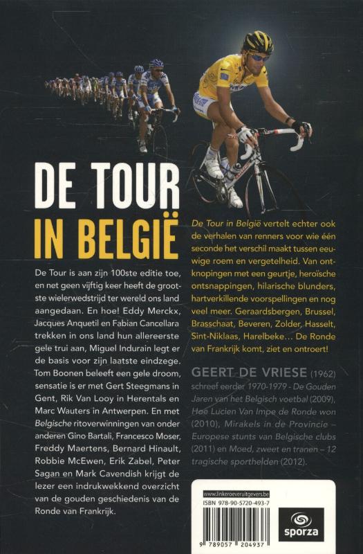 De Tour in België achterkant