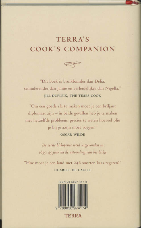 Terra S Cooks Companion achterkant