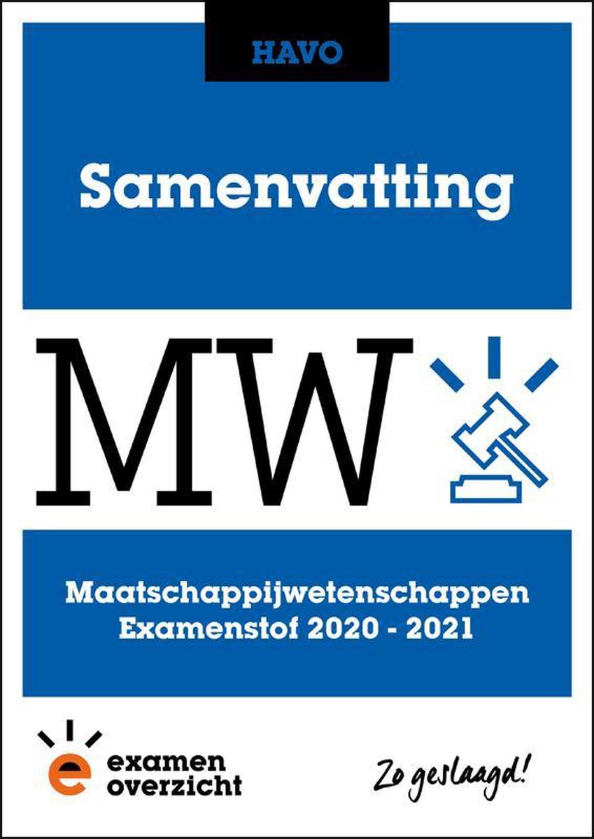 boekenbalie_9789493190030_cover ExamenOverzicht - Samenvatting Maatschappijwetenschappen HAVO